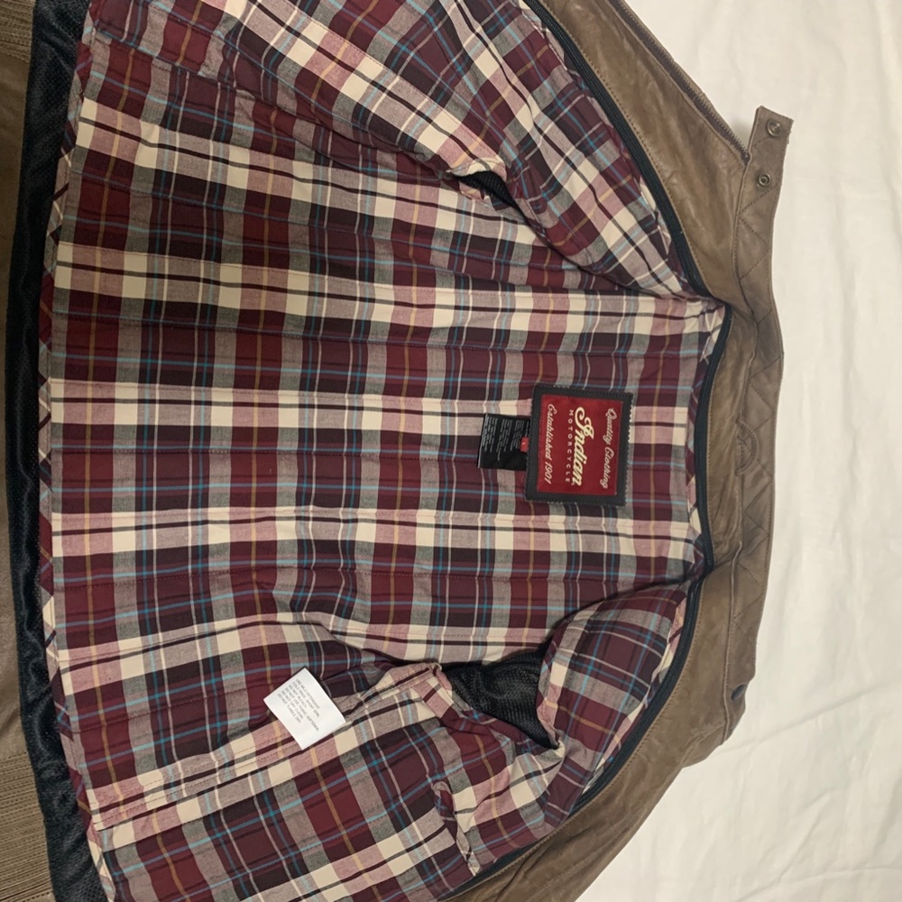 Women's Indian Motorcycle Benjamin Leather Jacket - Picture 4 of 10